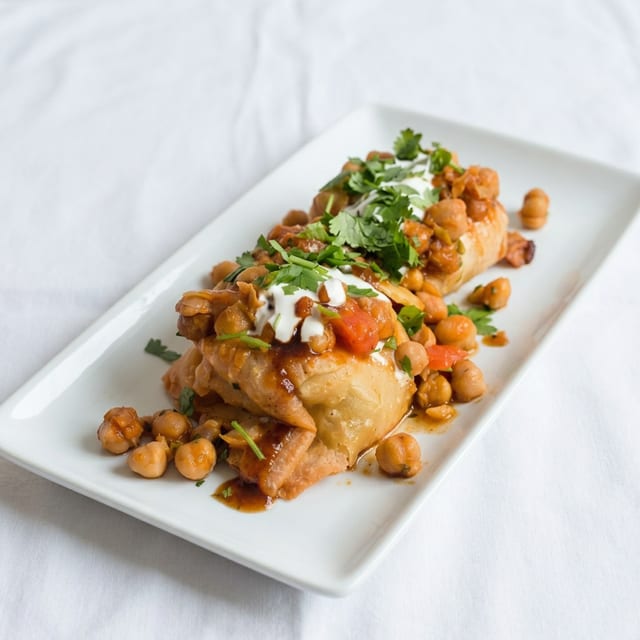 Samosa Chaat.