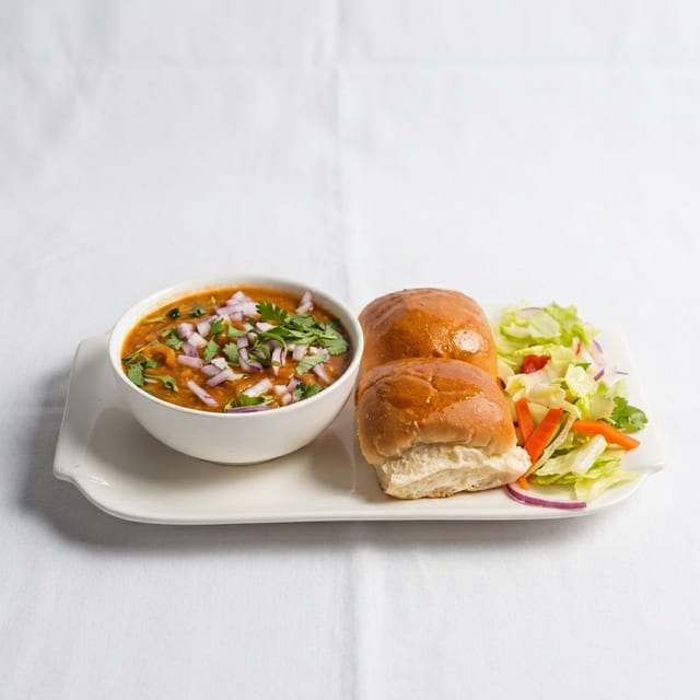 Pav Bhaji with Toasted Roll.