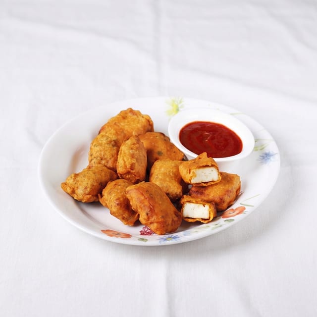 Paneer Pakoras.