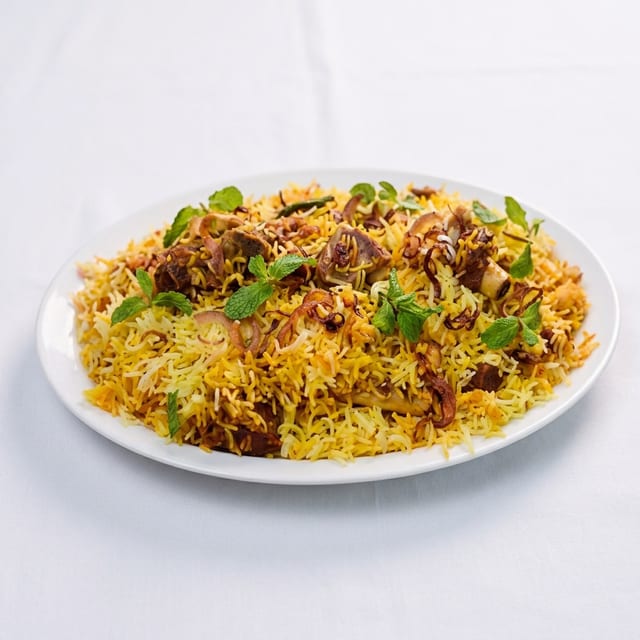 Goat Biryani.